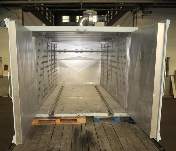 Used 72"W x 72"H x 120"L, Precision Quincy, Electric Walk-In Oven, 450°F, Solvent Rated , Class A