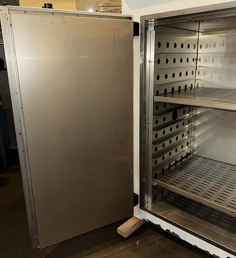 Used 48"W x 48"H x 24"L, Blue M DCW-326 Cabinet Oven, Stainless Steel Interior, 600°F