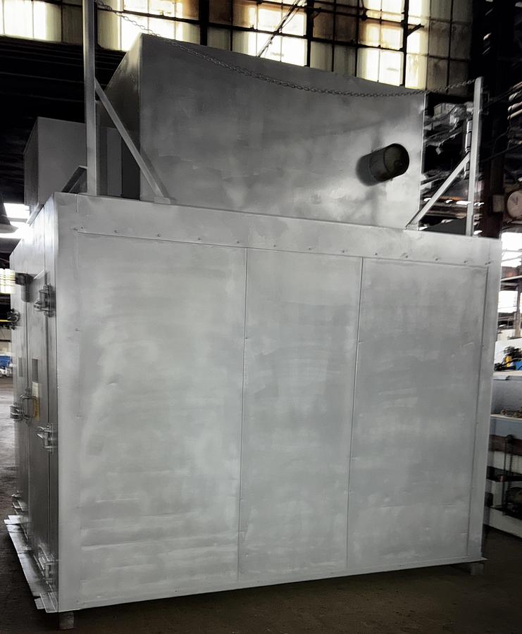 Used 72"W x 78"H x 120"L, Despatch PSD3-38S-G Walk-In Oven, 650°F, Gas Fired, Solvent Rated