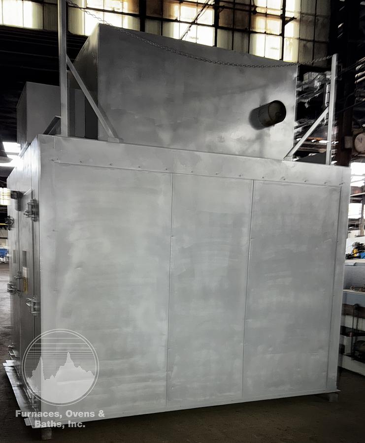 Used 72"W x 78"H x 120"L, Despatch PSD3-38S-G Walk-In Oven, 650°F, Gas Fired, Solvent Rated