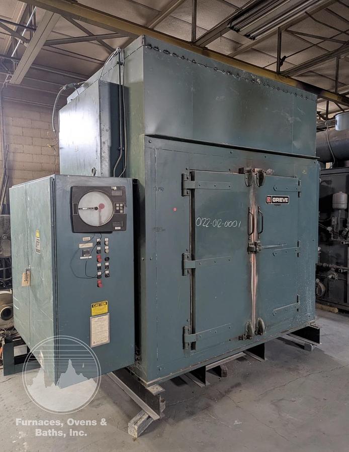 Used 50"W x 50"H x 50"L, Grieve HC-1250, Electric, Solvent Rated