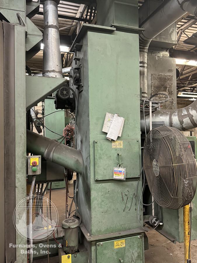 Used Goff 36 x 72 Spinner Hanger Shot Blast Machine