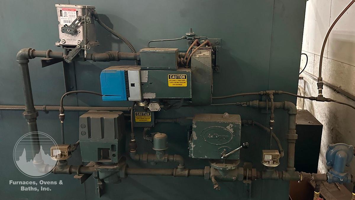 Used 72"W x 72"H x 120"L, Grieve B4-500 Walk-In Oven, 500°F, Gas Fired, Solvent Rated