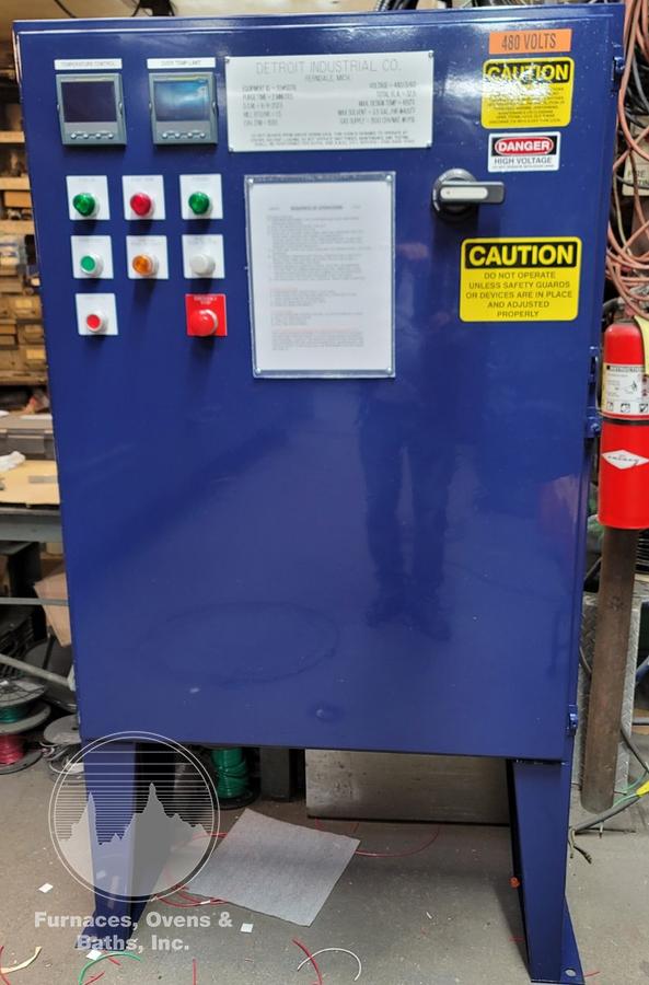 36"W x 72"H x 36"L x 4, Detroit Industrial, Gas Fired 4 Compartment Batch Oven