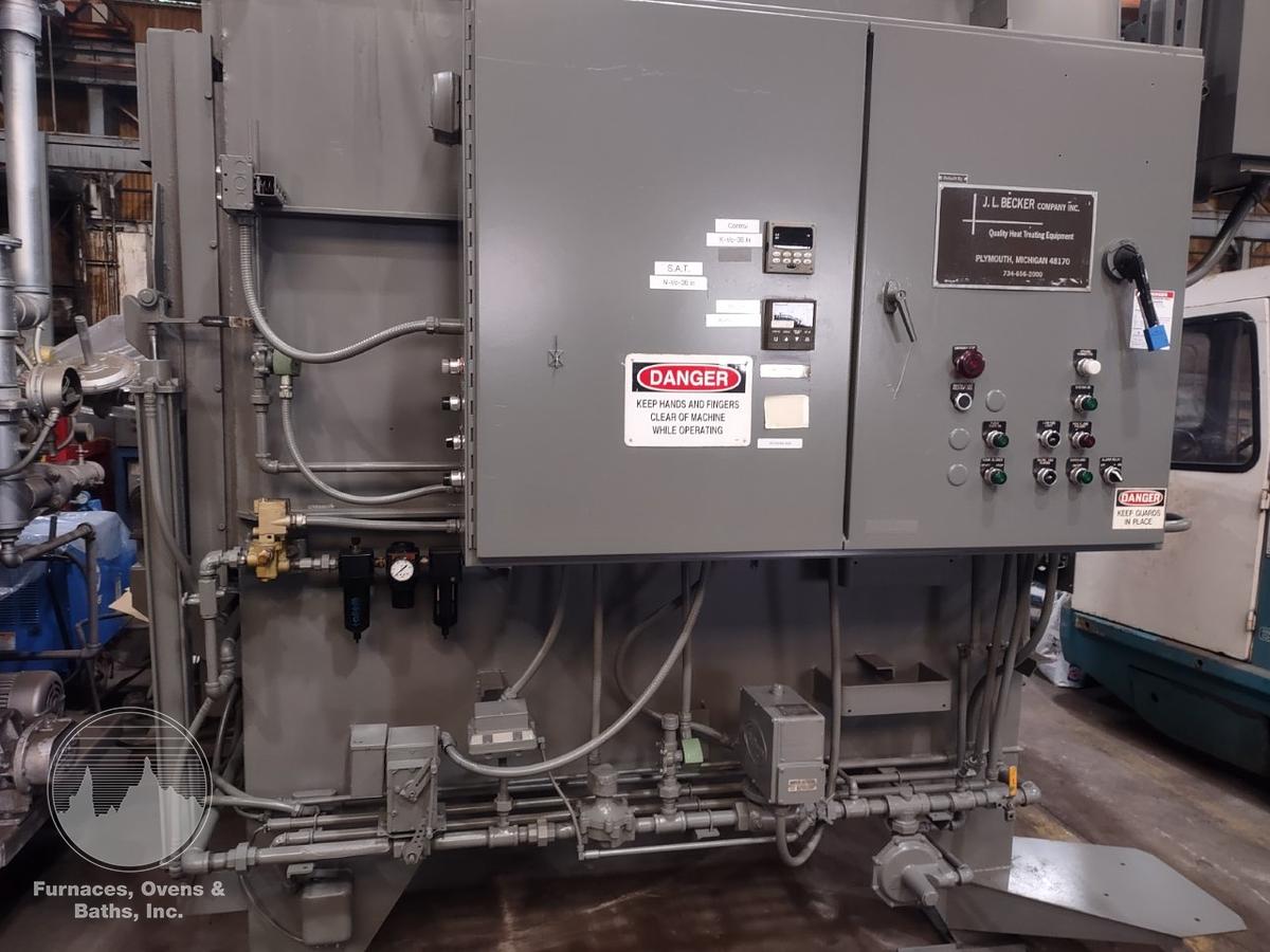 Used Surface Combustion/J.L. Becker Box Temper 30"W x 30"H x 48"L, Gas Fired, 1250°F