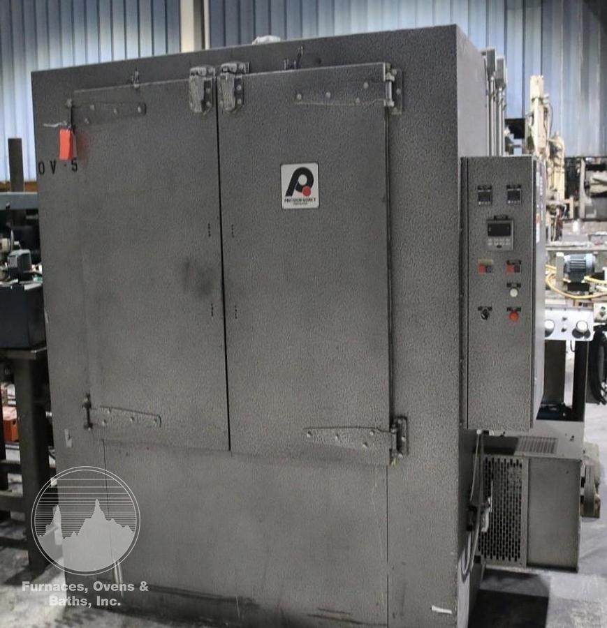 Used 50"W x 50"H x 50"L, Precision Quincy, 850°F, Class A Solvent Rated Cabinet Oven, Gas Fired