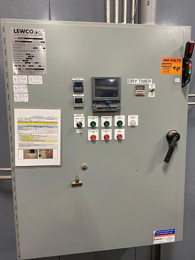 Used 84"W x 84"H x 264"L (22'L), Lewco, Electric Walk-In Oven, 500°F, Double Ended