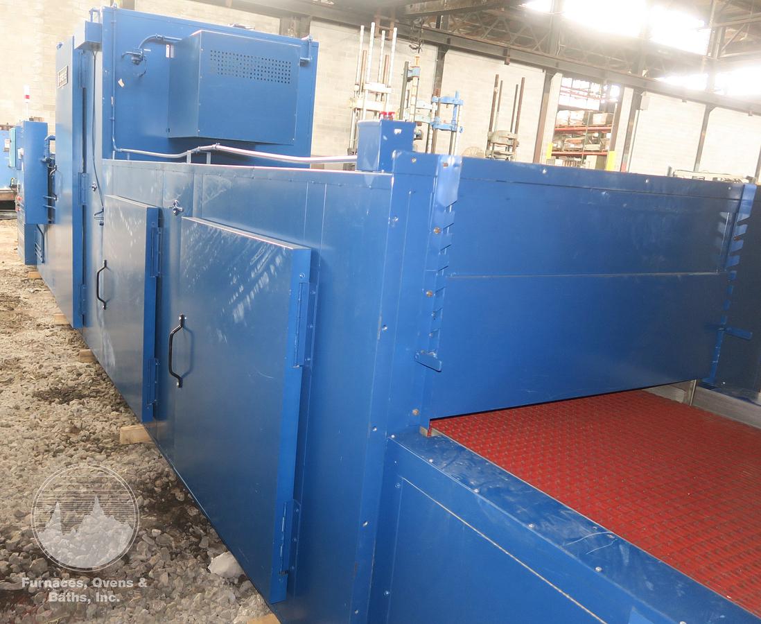 Used 42"W x 14"H x 25'L Grieve Belt Conveyor Oven, Electric, 250-F