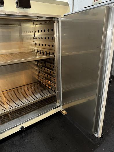 Used 48"W x 48"H x 24"L, Blue M DCW-326 Cabinet Oven, Stainless Steel Interior, 600°F, Power Exhuast