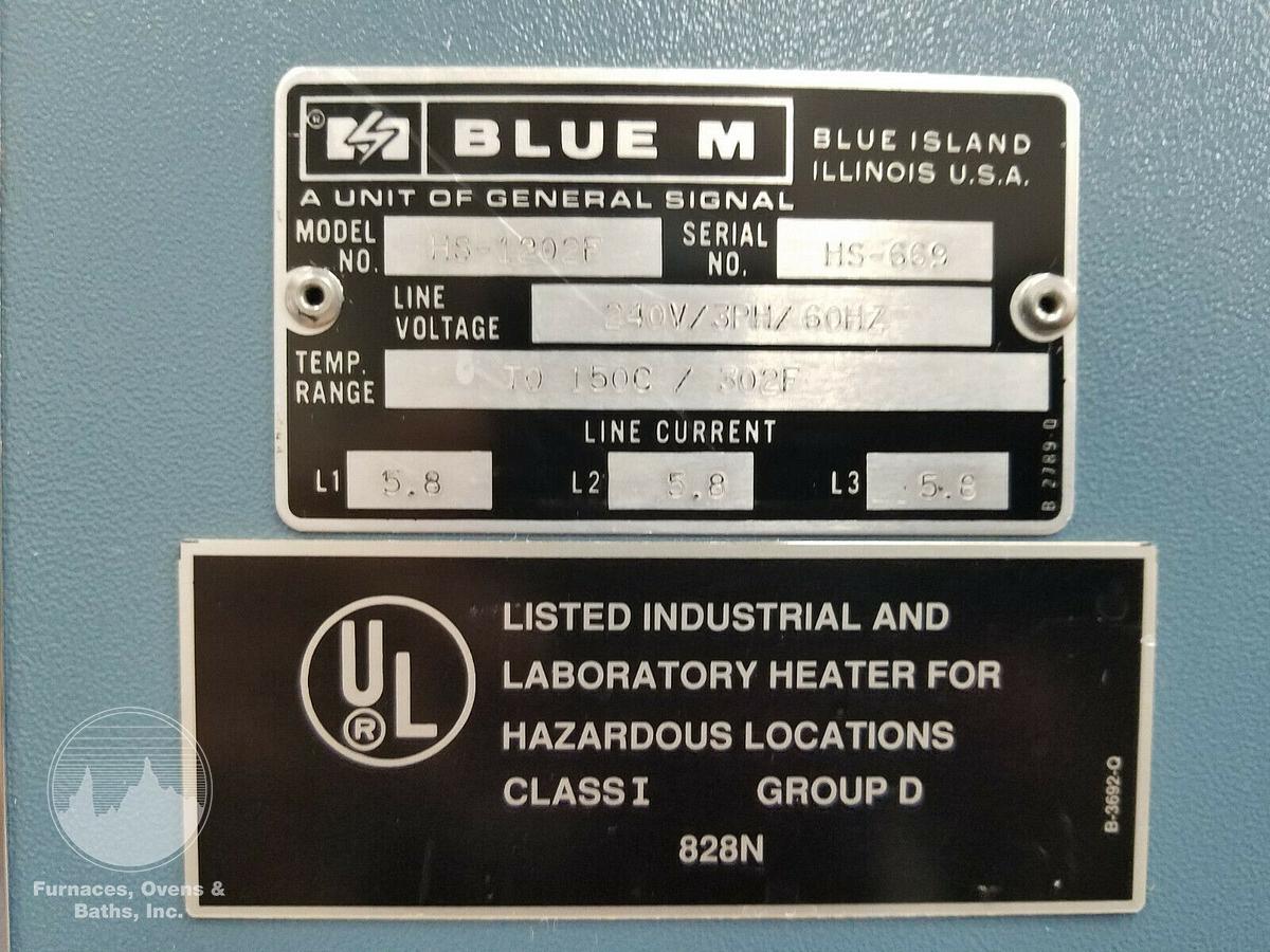Used Blue M HS-1202F