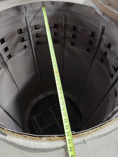 Used Wisconsin Oven Pit Furnace 38" x 48", Electric, 1250°F