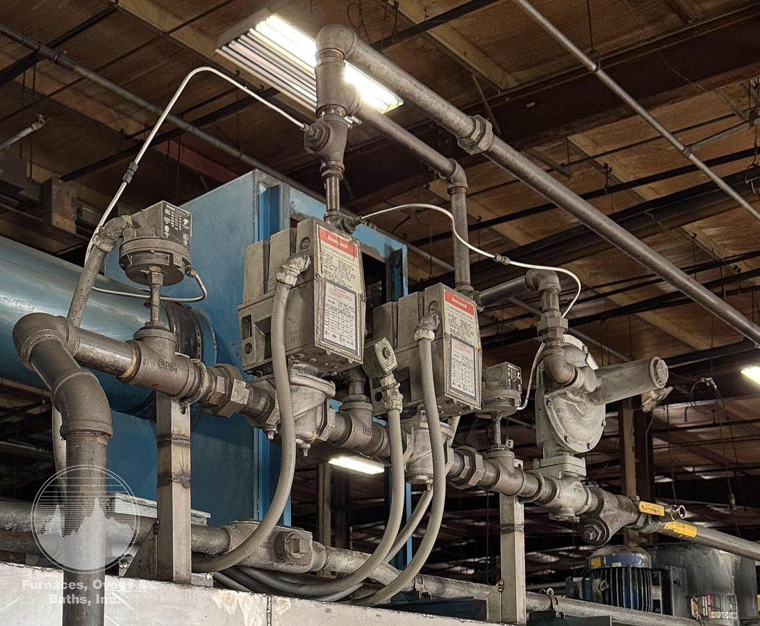 Used 36"W x 24" High, 3-Stage Continental Equipment Belt Washer, Gas Fired, Stainless Steel