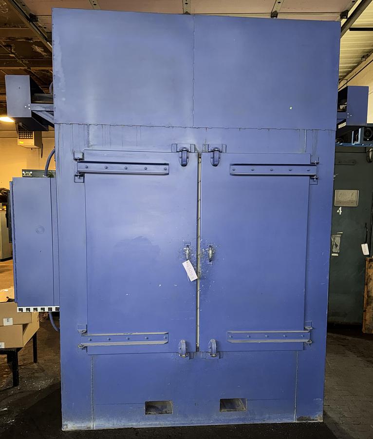 Used 60"W x 54"H x 36"L E.J. Callhan Cabinet Oven, 400°F, Electric, Stainless Steel Interior, Vacuum Composite Oven