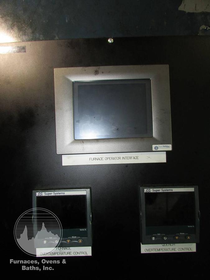 Used AFC Integral Quench Furnace, 36"W x 36"H x 48"L, Gas Fired, 1750°F