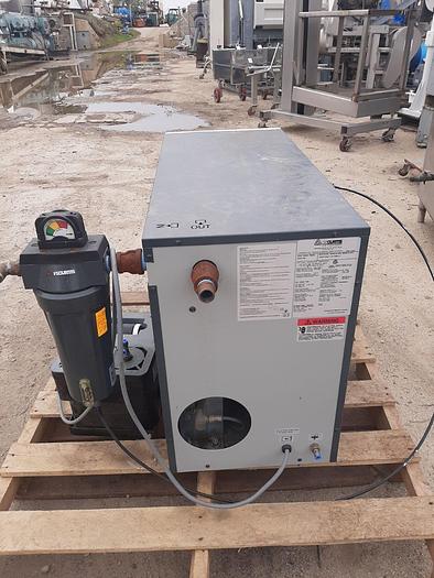 Used Compressor, Air, 15 HP, FS Curtis, 59 CFM, Mdl RSB15, Air Dryer #S744941