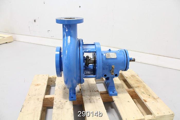Used Goulds 3196 Pump 3x4x10, Stainless Steel Casing and 8.375" 6 Vane Impeller #29014