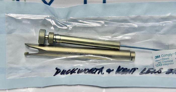 Used Duckworth & Kent Surgical Ophthalmic IOL Forceps DK7791