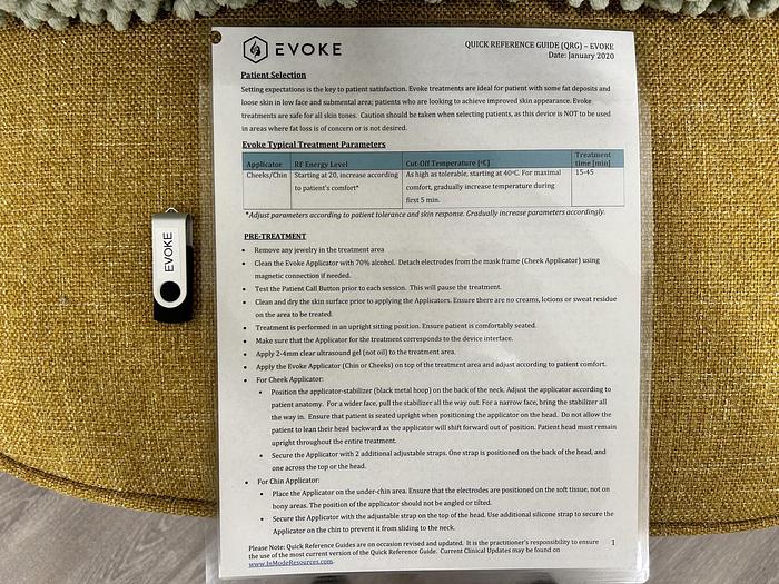 Used 2020 InMode Evoke/Emface w/ all applicators