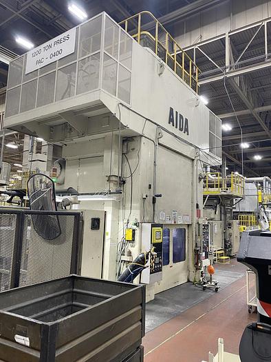Used 1200 ton AIDA CF1 Stamping Press