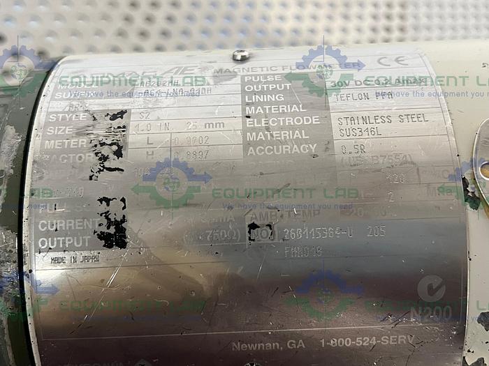 Used Yokogawa Admag AE AE202MH Magnetic Flowmeter 100-240 VAC