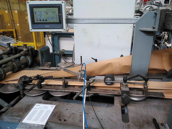 Used NEWLONG CARRIER BAG MACHINE; 150 BAGS/MIN