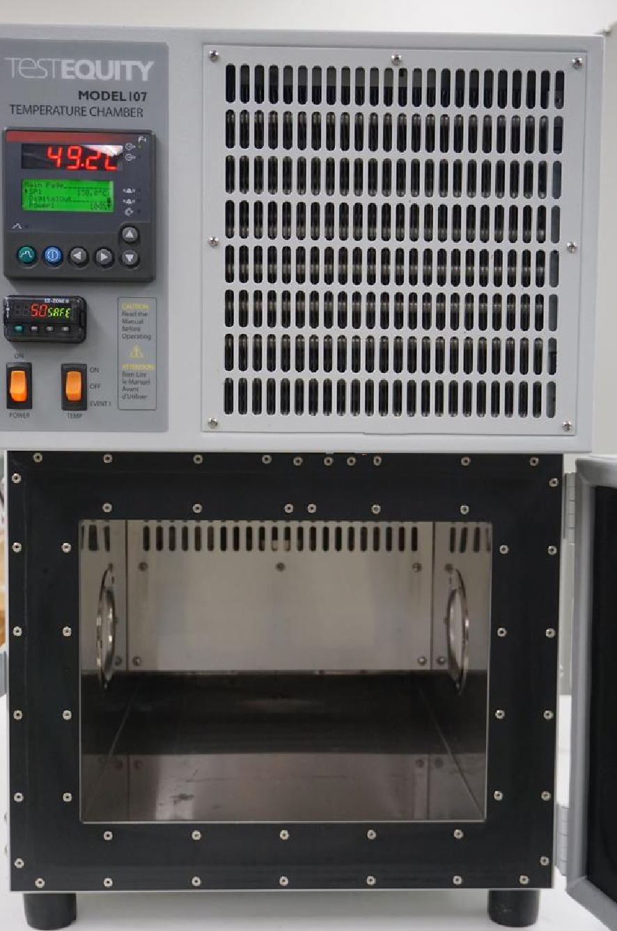 Refurbished Test Equity 107 Temperature chamber, -40 to +130C, 120vac