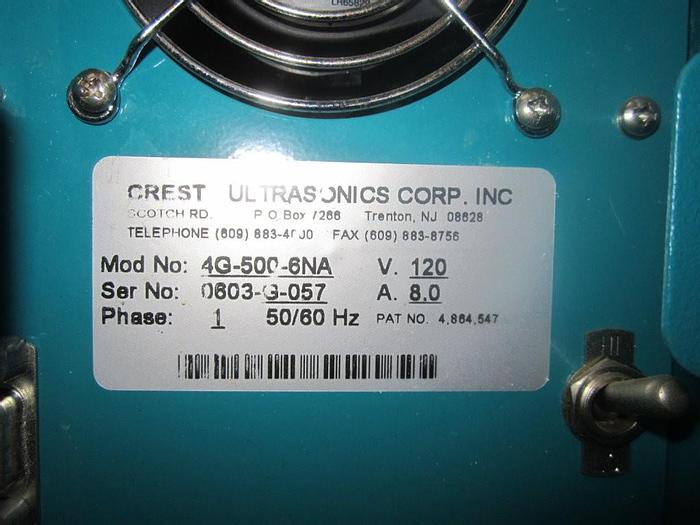 Used Generator, Ultrasonic, 500 watt, Crest, 120v #S739600