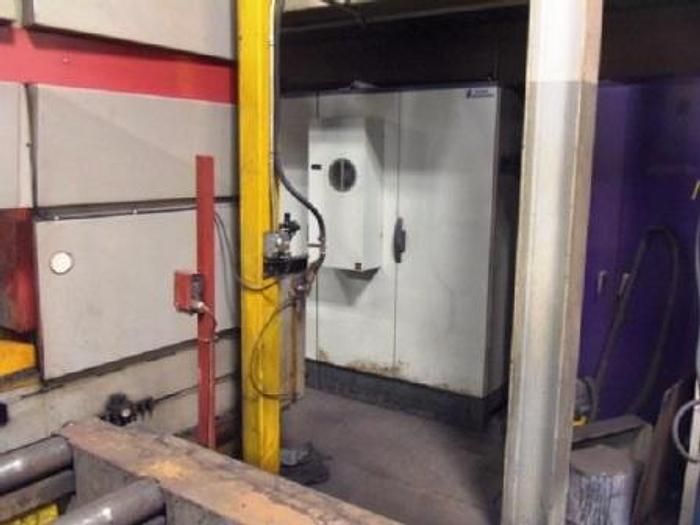 Used 2000 Vernet Behringer FP600 3 Head CNC Drill | 43' Infeed, 40' Front Conveyor