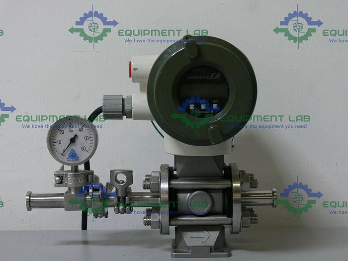 Used Yokogawa ADMAG CA CA115SN Magnetic Flowmeter w/ 3/4" Sanitary Fittings & Anderson Gauge