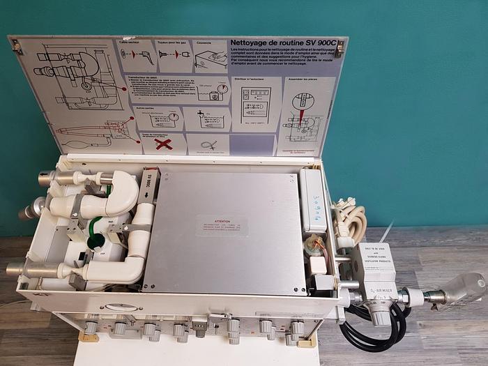 Gebraucht Siemens Elema AB Servo Ventilator 900 C Beatmungsgerät auf Trolley