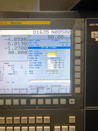 Used 2018 Doosan HC400 II CNC Horizontal Machining Center