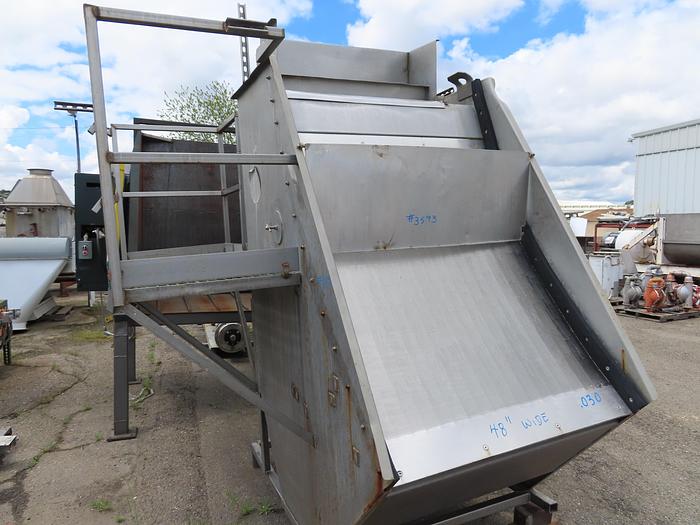 Used 48'' Wide Parabolic WasteWater Screen