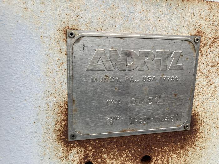 Used Unused Andritz DM-50 Disc Mill