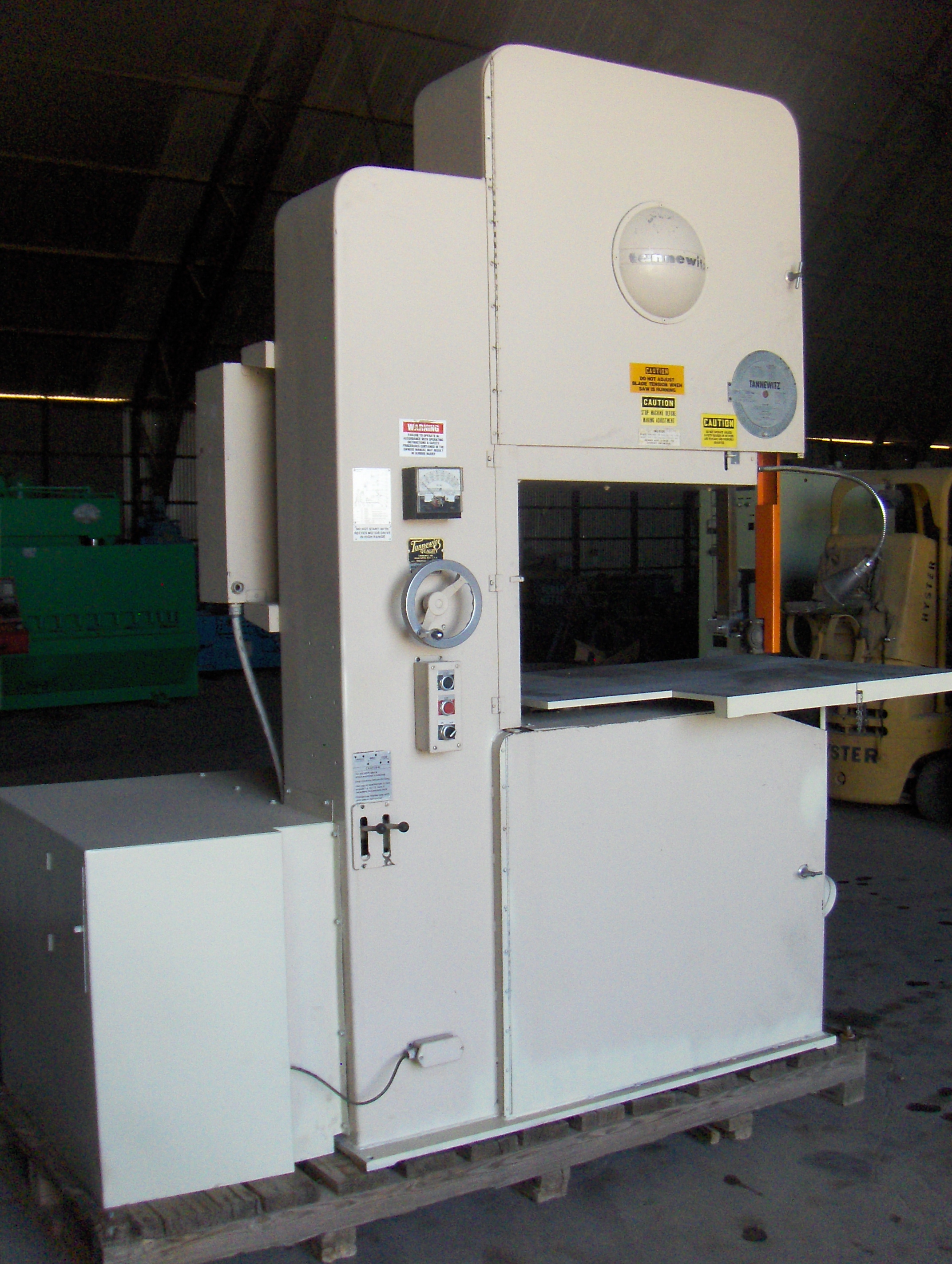 Used 36 Inch Tannewitz Mdl. GVTNE  Vert. Band Saw