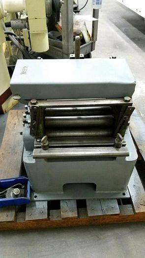 Used Littell 10" Motorized Continuous Stock Leveler Straightening Machine 110V