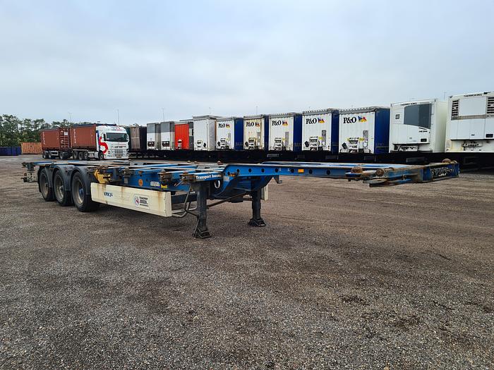 Used 2006 Krone SD 27 Container chassis 45ft. Multi