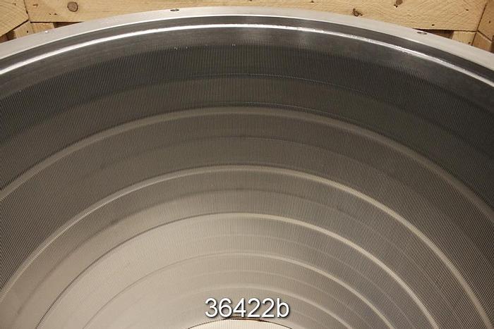 Unused Black Clawson UV500 Pressure Screen Basket, .008" Slots #36422