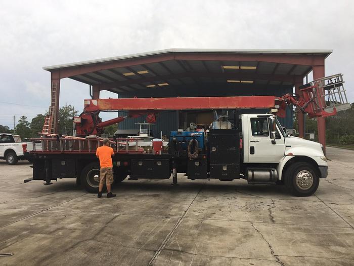 Used 2011 International 4300 Manitex SC75 Sign Crane - M06243