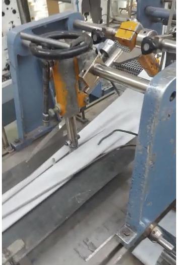 Used BIAGIONI/CASTALDINI MODEL F100 (PERFORATION) BAG MACHINE WITH 4 COLOR PRINTING UNIT