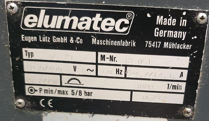 Gebraucht Doppelgehrungssäge Elumatec DG 79