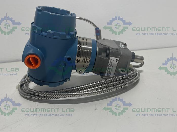 Rosemount  3051 Pressure Transmitter w/ DP0001-1560  Flange, Stainless Steel Cord