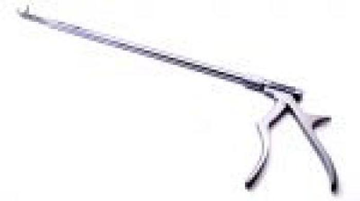 Used Rongeur Endoscopy Soft Tissue 30 Degree Upward Cutting Miaspas TL 5 by 14mm AESCULAP FF849R