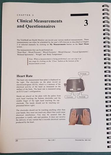 TeleMedCare Gesundheitsmonitor mit Zubehör Patientenmonitor