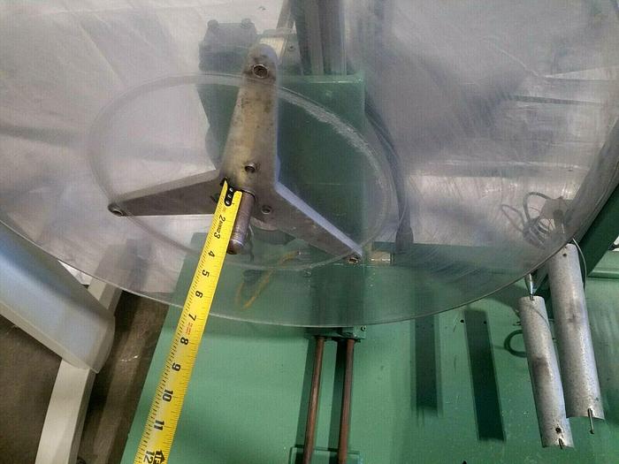 Used Motorized Stock Reel with paper Inter-leaf Material Feed Press Side Stamping