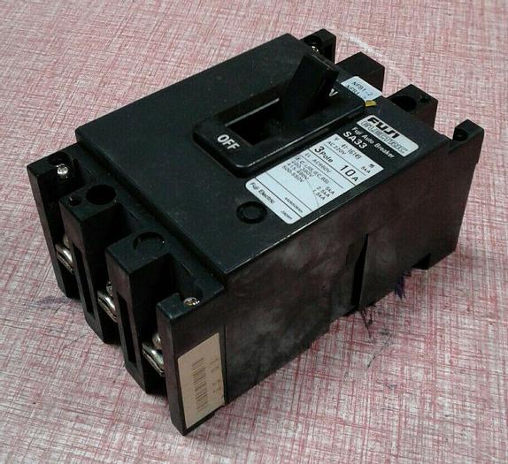 Used FUJI ELECTRIC SA33 10A CIRCUIT BREAKER