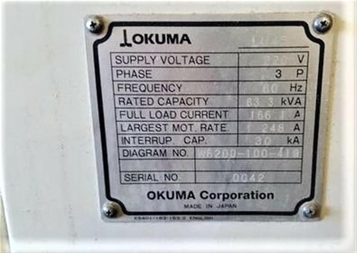 Used 1996 Okuma Impact LU-45 2SC/2000