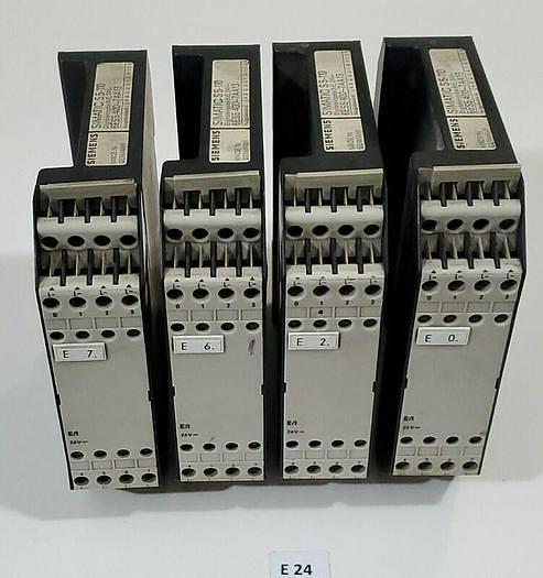 Used *PREOWNED* Lot of 4 Siemens Simatic S5-110 6ES5 400-7AA13 Input Module Cards