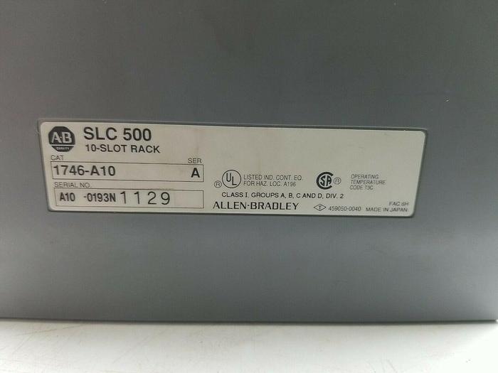 Used Allen Bradley Power Supply 1746-P2 SER. C. 1746-A10