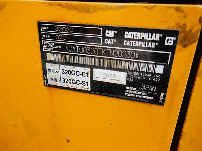 Used 2020 CAT 320GC
