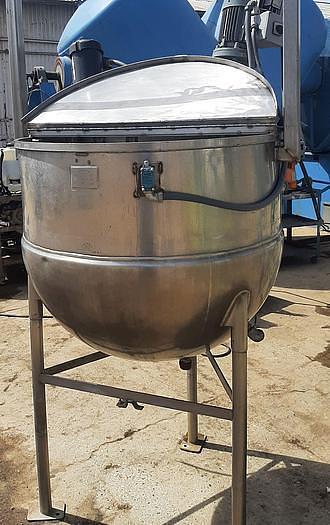 Used 150 GALLON GROEN (JOHN LENTZ) HIGH SHEAR AGITATED KETTLE - S/S - 80 PSI JACKET